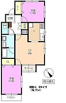 新田ツインズ  ｜ 長野県上田市上田（賃貸マンション2LDK・1階・58.72㎡） その2