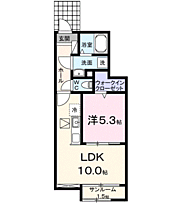 プラーム上田II 104 ｜ 長野県上田市下之条149-7（賃貸アパート1LDK・1階・40.44㎡） その2