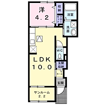 グランコートI 102 ｜ 長野県上田市中之条437-5（賃貸アパート1LDK・1階・41.48㎡） その2