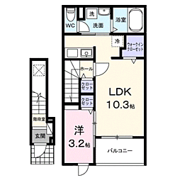 間取図画像 1LDK