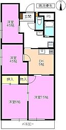 ロイヤルレジデンス六暮 1階4DKの間取り