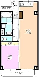 しなの鉄道 上田駅 徒歩21分の賃貸マンション 1階1LDKの間取り