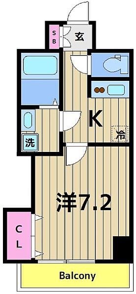 シエロ西竹の塚 503｜東京都足立区西竹の塚２丁目(賃貸マンション1K・5階・26.72㎡)の写真 その2