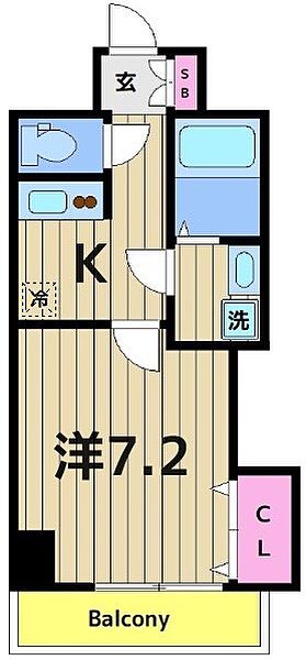 シエロ西竹の塚 602｜東京都足立区西竹の塚２丁目(賃貸マンション1K・6階・26.72㎡)の写真 その2