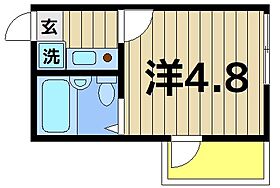 エルプレミア竹ノ塚 203 ｜ 東京都足立区竹の塚５丁目（賃貸アパート1R・2階・12.67㎡） その2