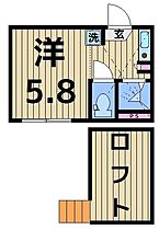 Fitz Roy千住 205 ｜ 東京都足立区千住大川町（賃貸アパート1R・2階・12.92㎡） その2