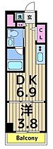 スパシエ千住大橋 604 ｜ 東京都足立区千住河原町（賃貸マンション1DK・6階・25.50㎡） その2