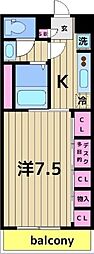 間取図画像 1K