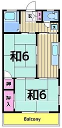 間取図画像 2K