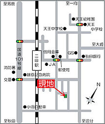 潟上市天王字上江川　土地の土地画像