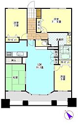 グリーンティエラ星が丘 4LDKの間取図画像