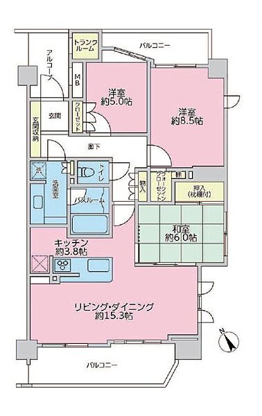 間取りを拡大表示
