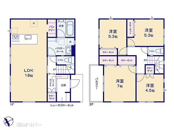 間取りを拡大表示
