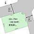 区画図：角地×約48.94坪、庭づくりも楽しめる宅地