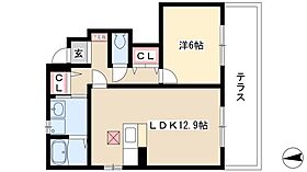 ラフレシール・アンジュ  ｜ 愛知県名古屋市中川区長良町4丁目21（賃貸アパート1LDK・1階・48.32㎡） その2