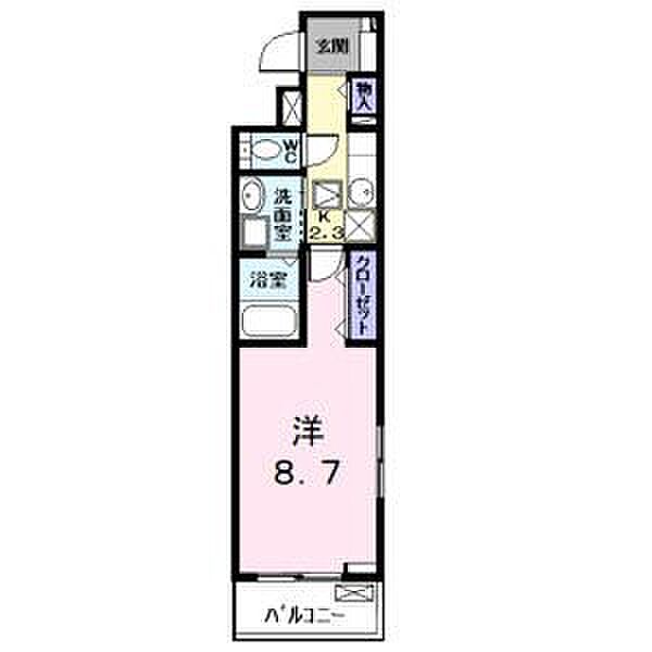 ローレルEast ｜愛知県名古屋市中川区小本1丁目(賃貸アパート1K・1階・31.21㎡)の写真 その2