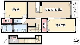 セント　ヴィラ　I  ｜ 愛知県名古屋市港区宝神4丁目105（賃貸アパート2LDK・2階・59.22㎡） その2