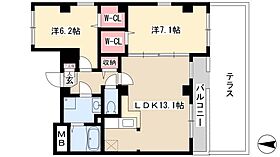 サンテラス  ｜ 愛知県名古屋市中川区下之一色町字宮分29（賃貸マンション2LDK・1階・60.70㎡） その2