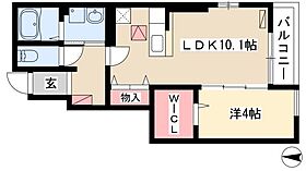 ヴィラ福田　I  ｜ 愛知県名古屋市港区福田1丁目1204（賃貸アパート1LDK・1階・40.33㎡） その2