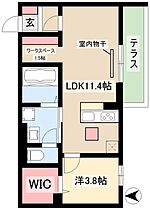 Lavande  ｜ 愛知県名古屋市港区寛政町5丁目1-1（賃貸アパート1LDK・1階・41.85㎡） その2