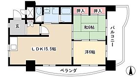 アネックス高畑  ｜ 愛知県名古屋市中川区高畑4丁目143（賃貸マンション2LDK・6階・61.80㎡） その2