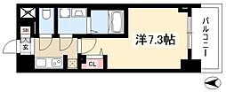 S-RESIDENCE東海通 10階1Kの間取り