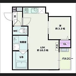 間取図画像 1LDK