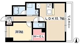 ナヴィリオパラッツォ 6階1LDKの間取り