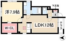 デュオ・マキワ 1階/-
