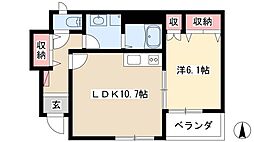 シーパレスA 1階/-