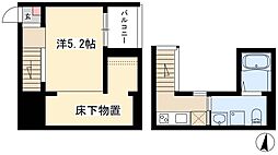 FONTANATAKABATA 1Kの間取図画像