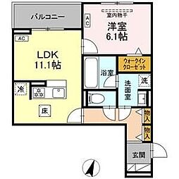 ビスタレイルウェイ八田 1階/-