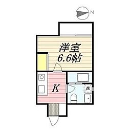 アメニティハイツナゴヤ 1Kの間取図画像