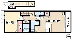 レモーネ 1LDKの間取図画像