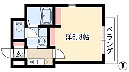 Mayumi.7 1Kの間取図画像
