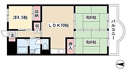 メゾン二村2 3LDKの間取図画像