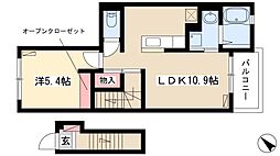YKPLACE 1LDKの間取図画像