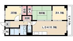 ボナール畑田 3LDKの間取図画像