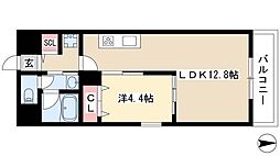 S-FORT名駅南五丁目 1LDKの間取図画像