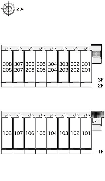 レオパレスOKANISHI 203｜京都府京都市伏見区日野岡西町(賃貸アパート1K・2階・20.81㎡)の写真 その20