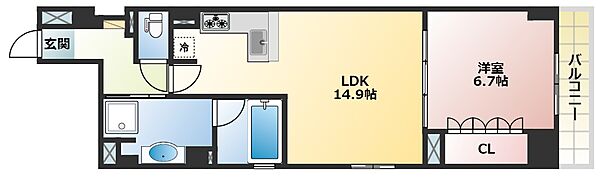 リーガル京都堀川中立売II 201｜京都府京都市上京区一町目(賃貸マンション1LDK・2階・54.81㎡)の写真 その1