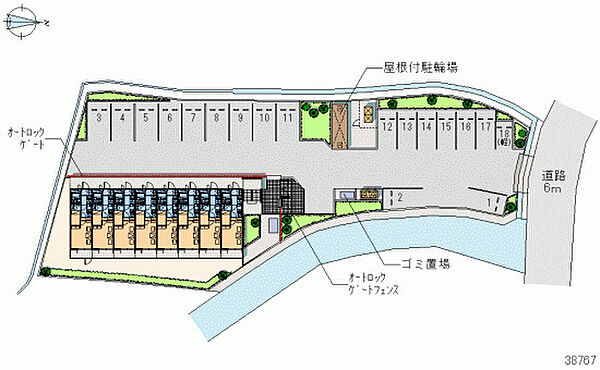 レオパレスOKANISHI 301｜京都府京都市伏見区日野岡西町(賃貸アパート1K・3階・20.81㎡)の写真 その19