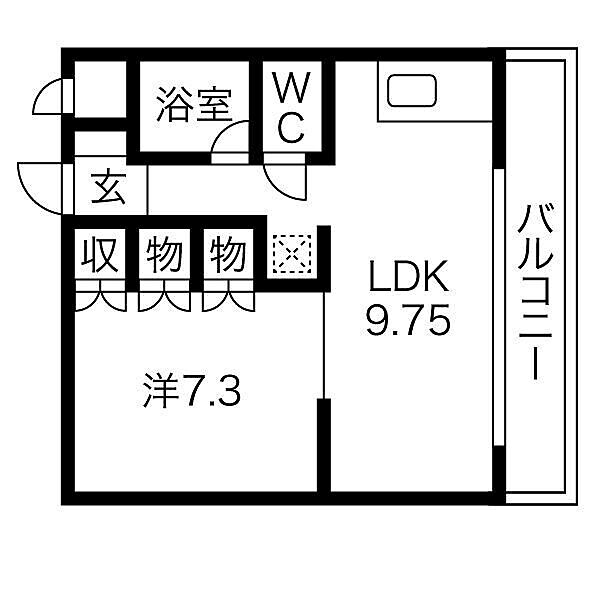 サンガーデン山科 502｜京都府京都市山科区大宅神納町(賃貸マンション1LDK・5階・40.31㎡)の写真 その2