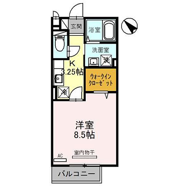 モナリエ大江 205｜滋賀県大津市大江5丁目(賃貸アパート1K・2階・30.03㎡)の写真 その2