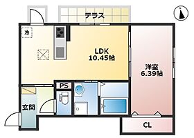 Villa riviere 101 ｜ 滋賀県大津市尾花川6番6号（賃貸アパート1LDK・1階・41.23㎡） その2