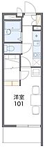 レオパレスグリーングラスI 307 ｜ 京都府京都市伏見区石田大山町42（賃貸アパート1K・3階・20.81㎡） その2