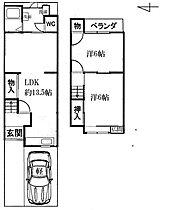 川田土仏貸家  ｜ 京都府京都市山科区川田土仏7-9（賃貸一戸建2LDK・1階・53.88㎡） その2