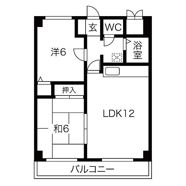 レジデンスオークラ A303｜京都府京都市中京区壬生淵田町(賃貸マンション2LDK・3階・50.05㎡)の写真 その2