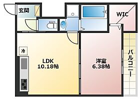 Villa riviere 105 ｜ 滋賀県大津市尾花川6番6号（賃貸アパート1LDK・1階・40.35㎡） その2