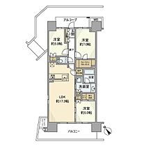 プラウドシティ大津京  ｜ 滋賀県大津市柳が崎（賃貸マンション3LDK・12階・79.05㎡） その2